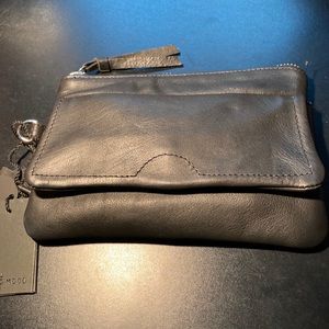 Black Leather Day Mood Purse